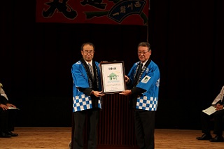 画像:「みなとオアシス安下庄(あげのしょう)」登録証交付式が行われました!1