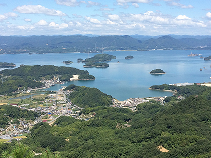 画像：神峰山からの眺望