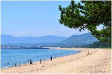 画像:白砂青松(室積海岸)