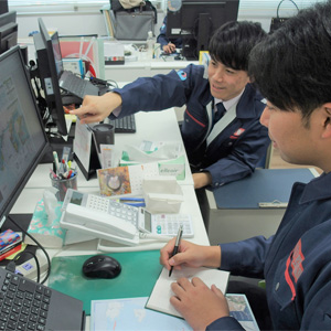 仕事の様子