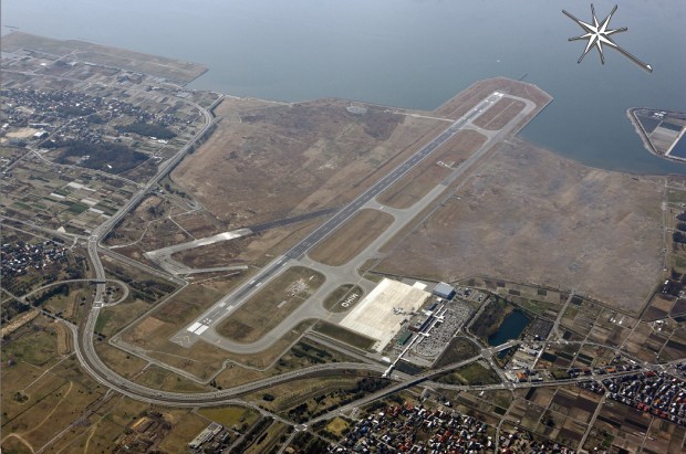 美保飛行場航空写真