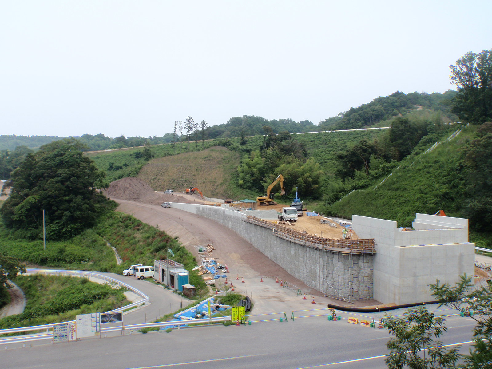 H26.6月末時点　県道浜田美都線より浜田三隅道路方向