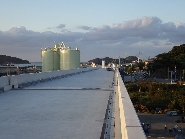 浜田港1号橋P2～P3　工事完了