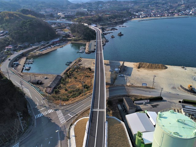 1号橋　臨港道路完成