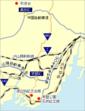 宇部港周辺地図